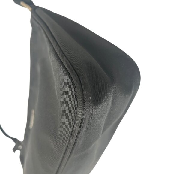 Prada VINTAGE Black Nylon Tessuto Shoulder Bag Mini Zip Pouch - Picture 10 of 15